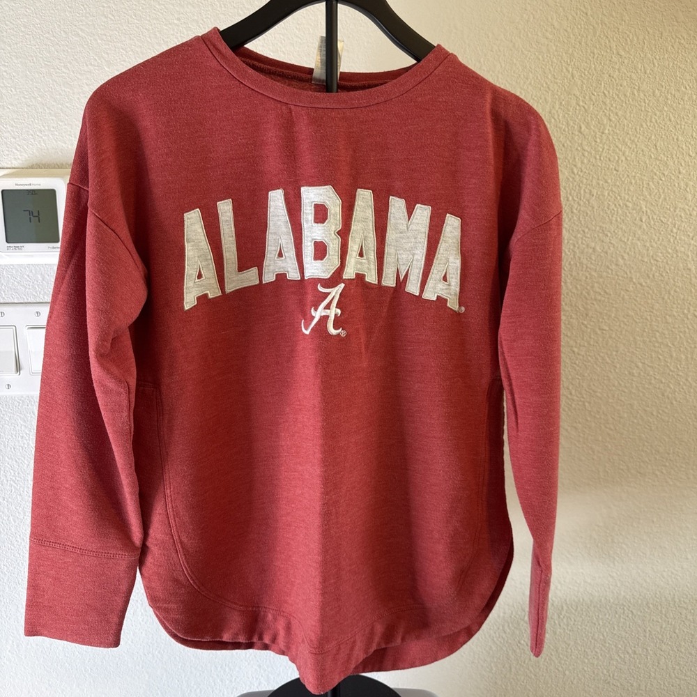 Liv Casual Women's Alabama Crewneck Embroidered Sweatshirt Size Small